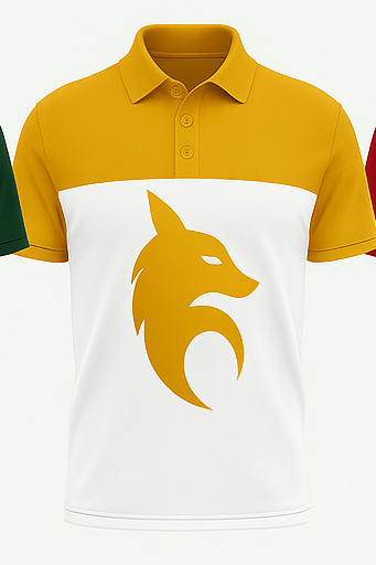 StrideFox Crest Polo – Men’s Statement Polo Shirt (6 Colors)