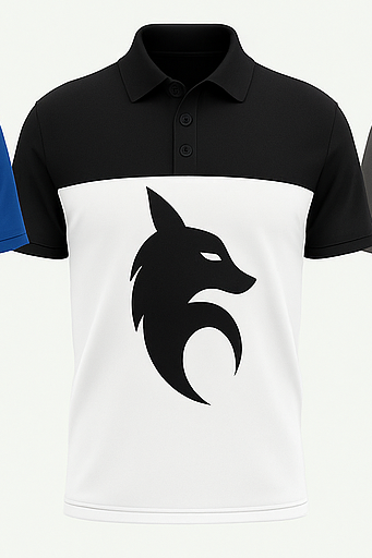 StrideFox Crest Polo – Men’s Statement Polo Shirt (6 Colors)