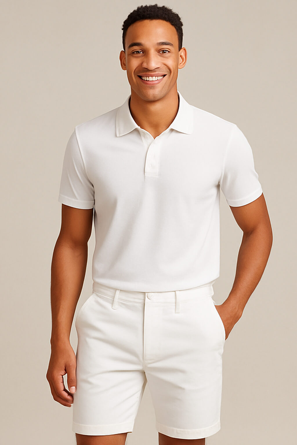 StrideFox Men’s Chino Shorts – Smart Casual Athletic Shorts (4 Colors)