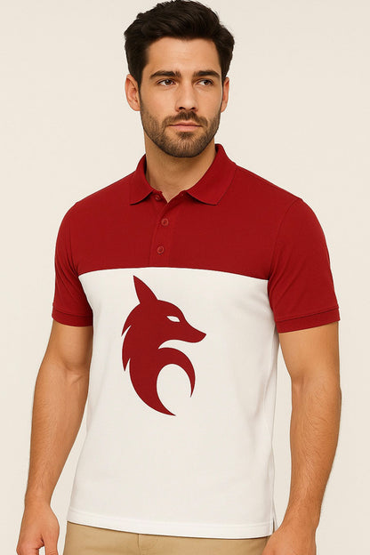 StrideFox Crest Polo – Men’s Statement Polo Shirt (6 Colors)
