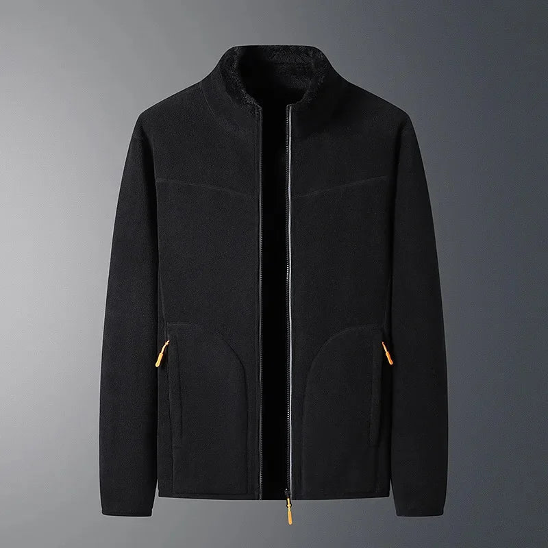 Stay Warm, Look Sleek – Double-Sided Fleece Jacket