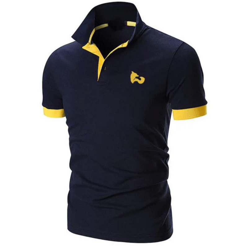 FITN Navy Blue Men's Golf Polo