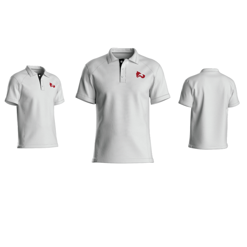 FITN Men's White Polo Shirt