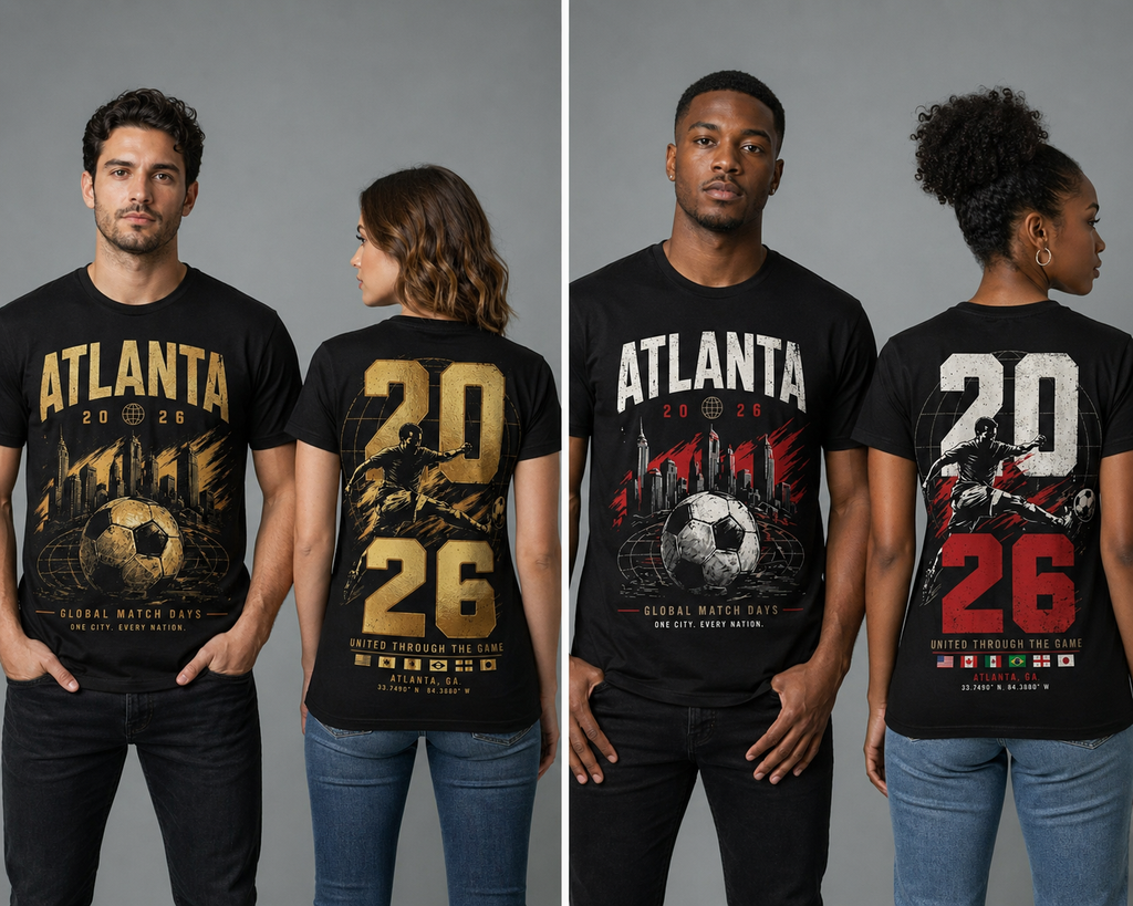 Atlanta 2026" soccer tee