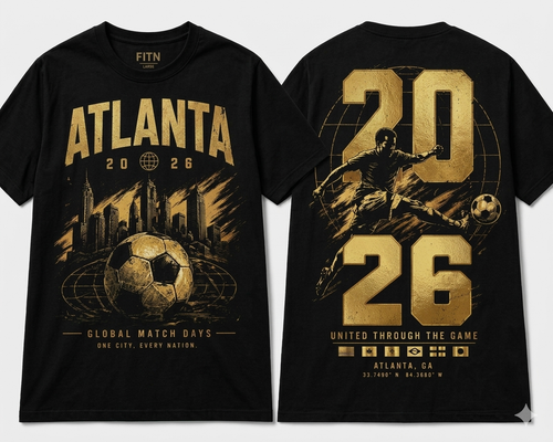 Atlanta 2026" soccer tee