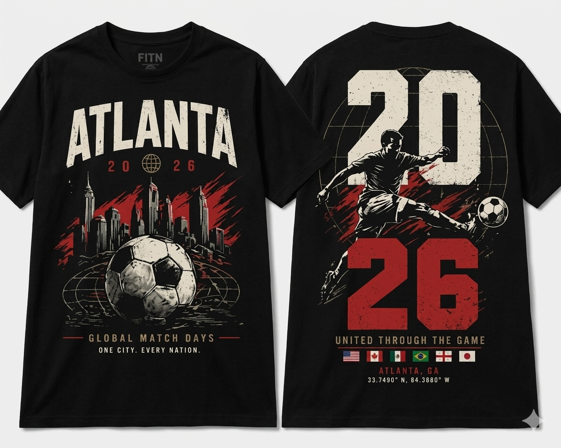 Atlanta 2026" soccer tee