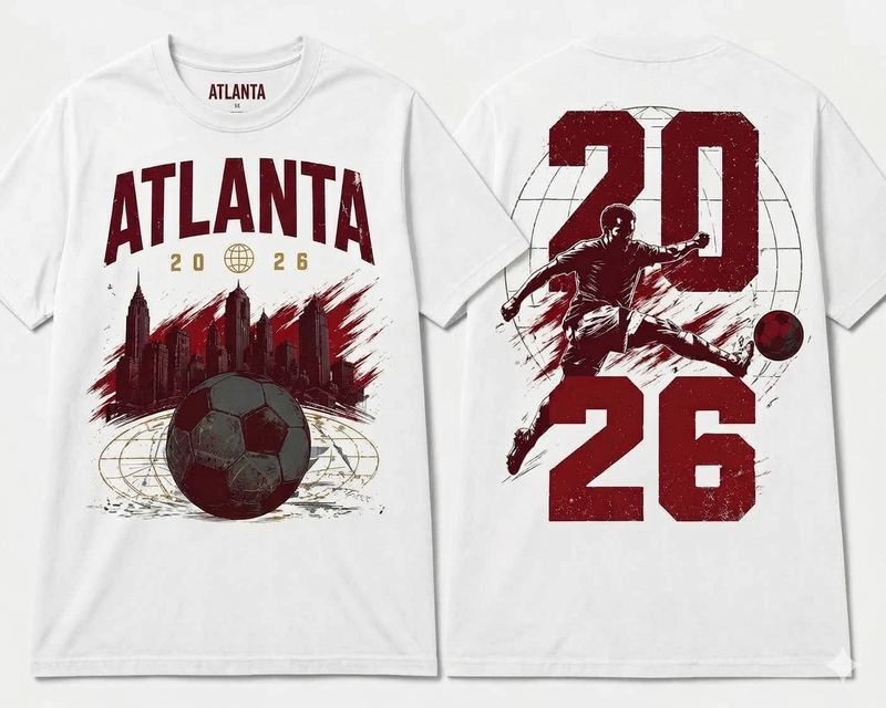 Atlanta 2026" soccer tee