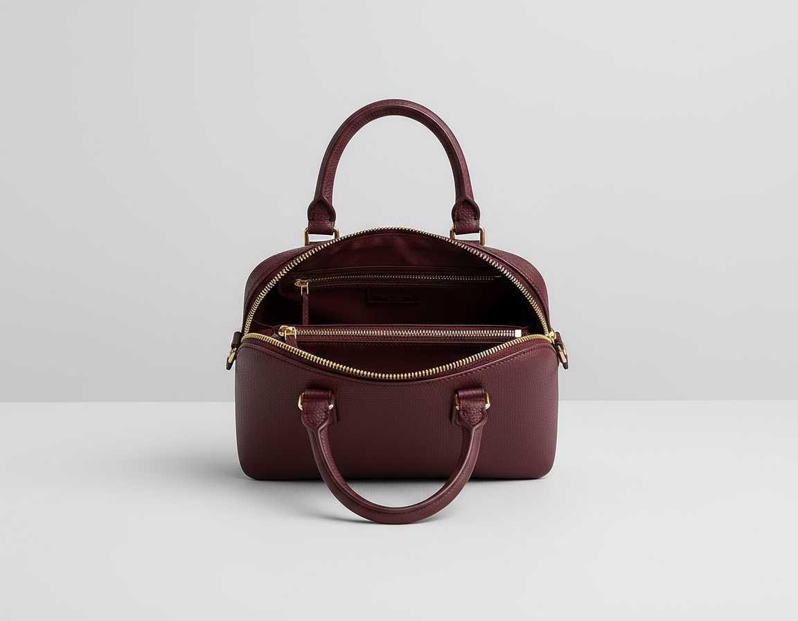 The Burgundy Mina Compact